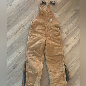 Vintage men’s carhartt insulated bibs.